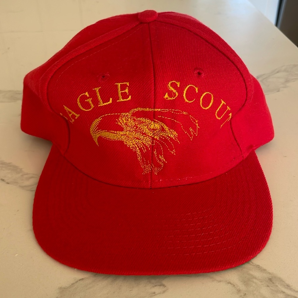 Vintage embroidered Eagle Scout snap back hat